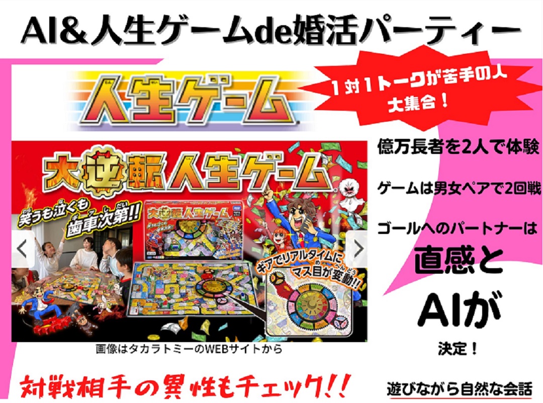 AI&人生ゲームde婚活パーティ